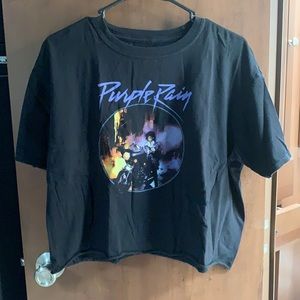 ⭐️2 for $12⭐️ Prince Purple Rain crop top tee